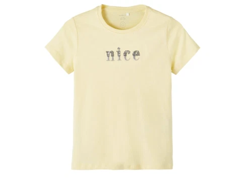 Name It double cream paillet top